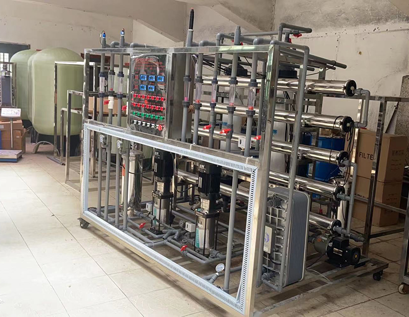 2噸/H二級RO反滲透+超聲波EDI超純水設備